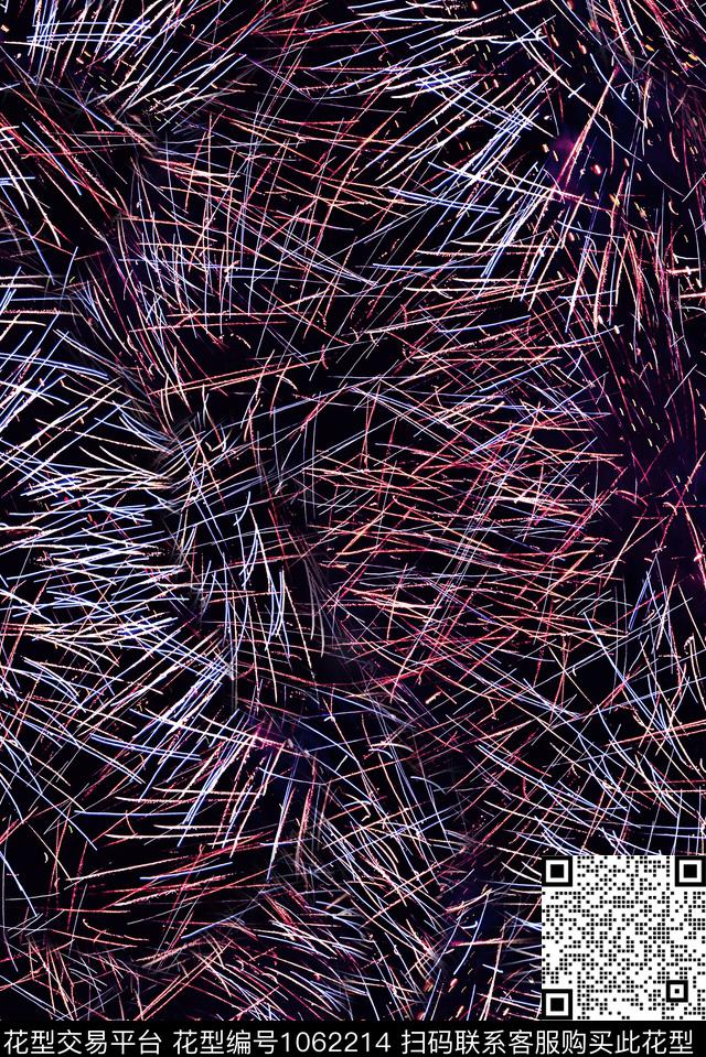 条纹民族风抽象数码印花华亿平台下载（图片编号: 1062214） - 瓦栏（Walan）