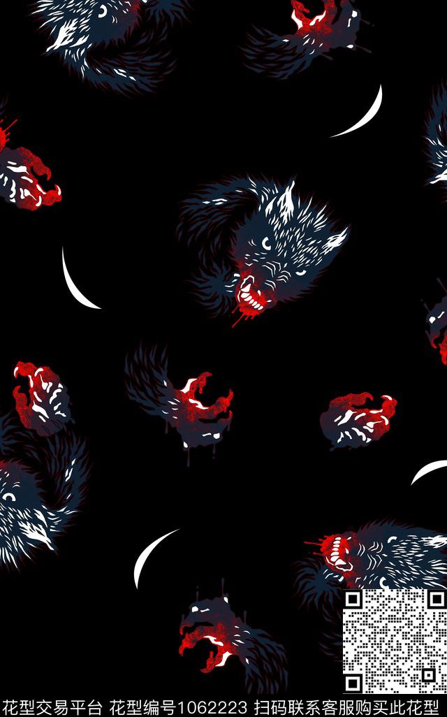 数码华亿平台抽象男装数码印花华亿平台下载（图片编号: 1062223） - 瓦栏（Walan）