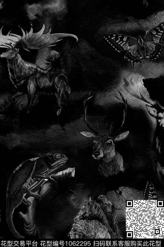 Fei-男装Fei-动物世界Fei-创意趣味数码印花华亿平台下载（图片编号: 1062295） - 瓦栏（Walan）