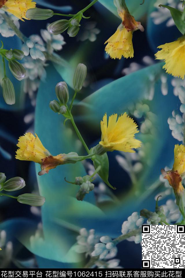 数码华亿平台植物女装数码印花华亿平台下载（图片编号: 1062415） - 瓦栏（Walan）