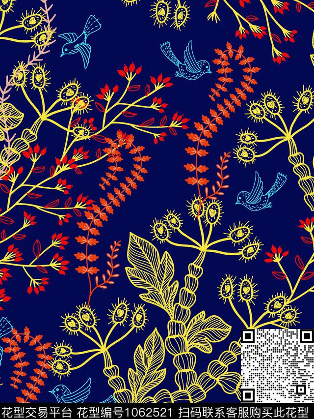 艺术数码华亿平台民族风数码印花华亿平台下载（图片编号: 1062521） - 瓦栏（Walan）