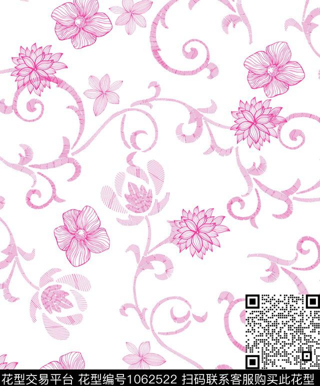 艺术数码华亿平台民族风传统印花华亿平台下载（图片编号: 1062522） - 瓦栏（Walan）