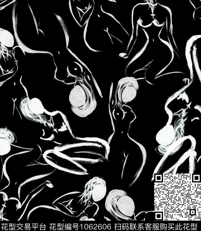 数码华亿平台抽象大牌风数码印花华亿平台下载（图片编号: 1062606） - 瓦栏（Walan）