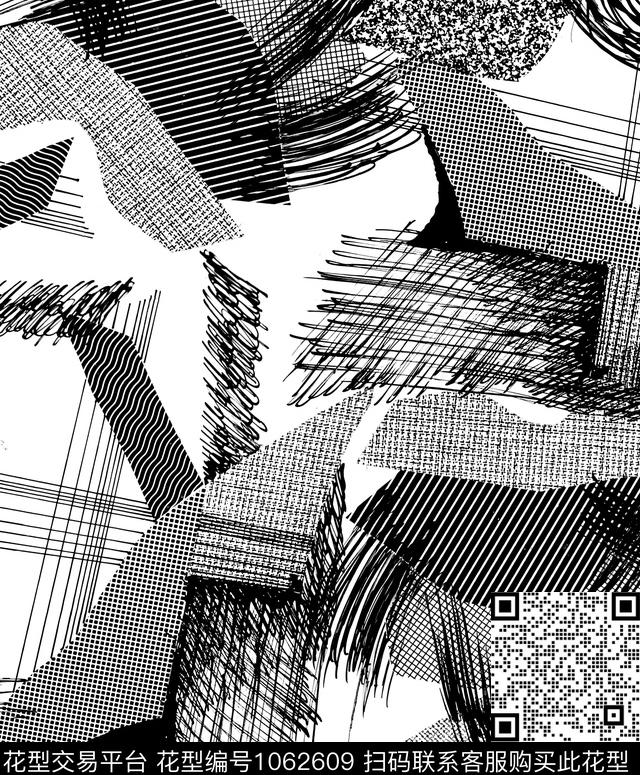 数码华亿平台几何大牌风数码印花华亿平台下载（图片编号: 1062609） - 瓦栏（Walan）