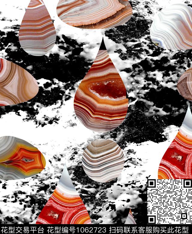 数码华亿平台几何热带华亿平台数码印花华亿平台下载（图片编号: 1062723） - 瓦栏（Walan）