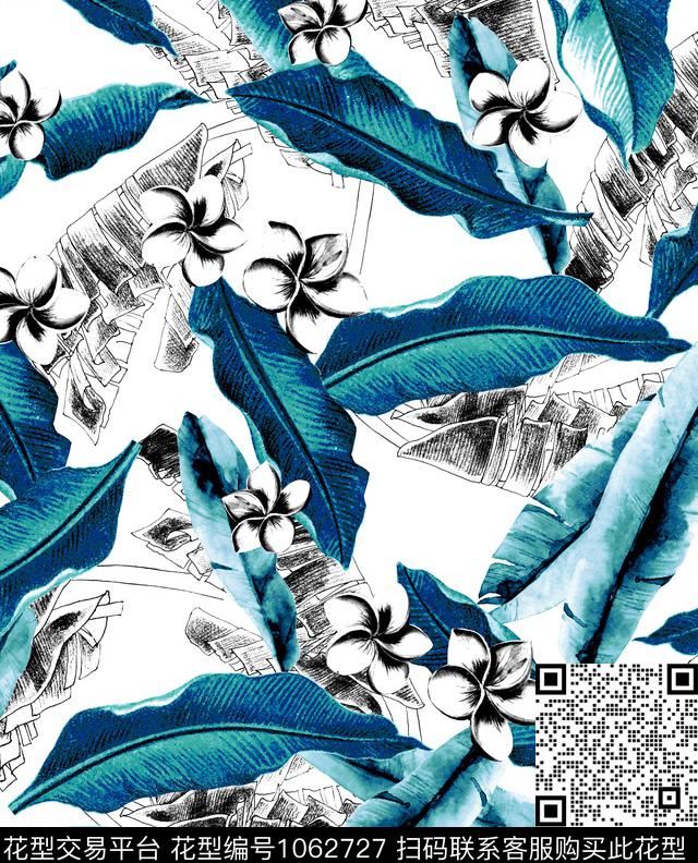 数码华亿平台几何热带华亿平台数码印花华亿平台下载（图片编号: 1062727） - 瓦栏（Walan）