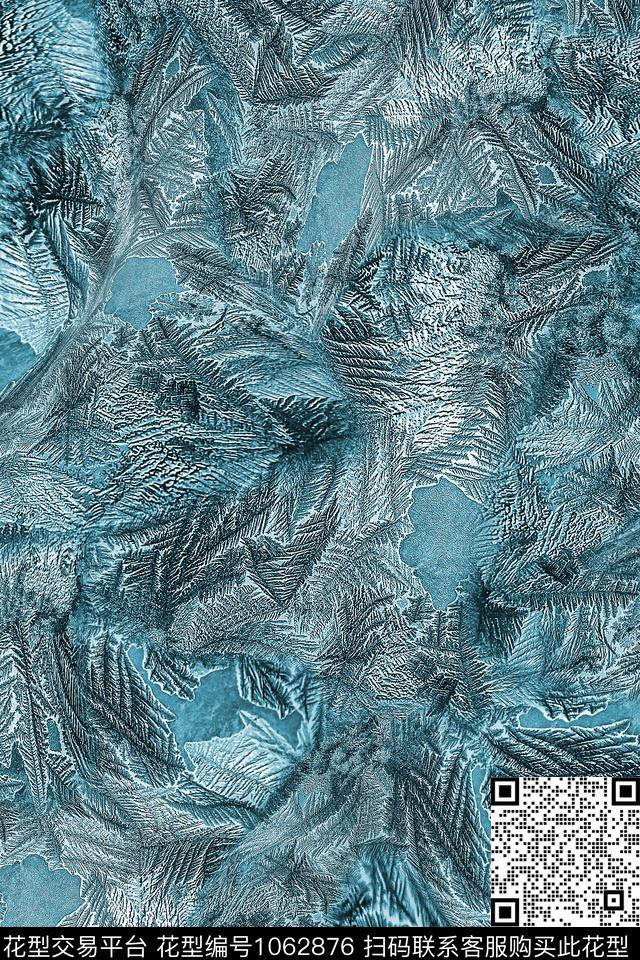 肌理抽象男装数码印花华亿平台下载（图片编号: 1062876） - 瓦栏（Walan）