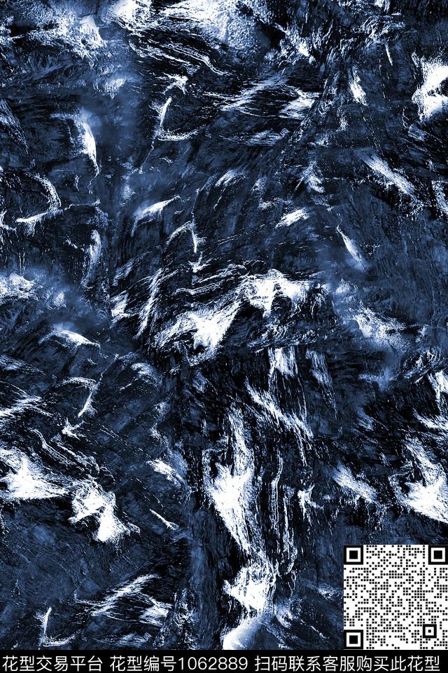 肌理抽象男装数码印花华亿平台下载（图片编号: 1062889） - 瓦栏（Walan）