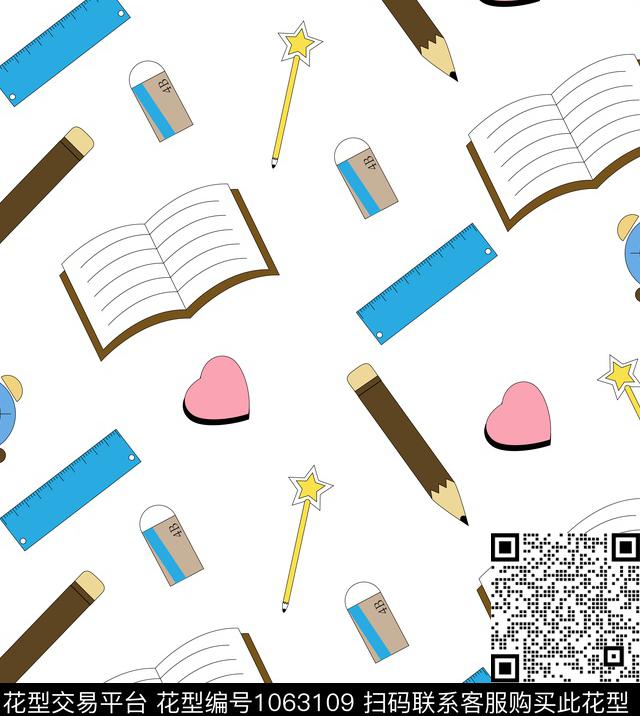 卡通动物樱桃水果传统印花华亿平台下载（图片编号: 1063109） - 瓦栏（Walan）