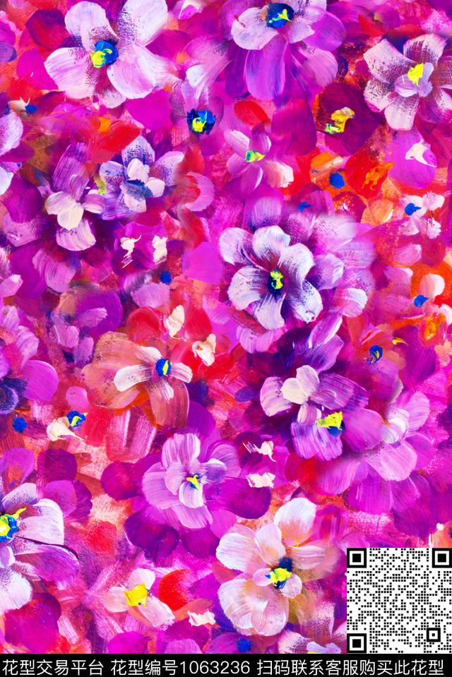 数码华亿平台民族风抽象数码印花华亿平台下载（图片编号: 1063236） - 瓦栏（Walan）