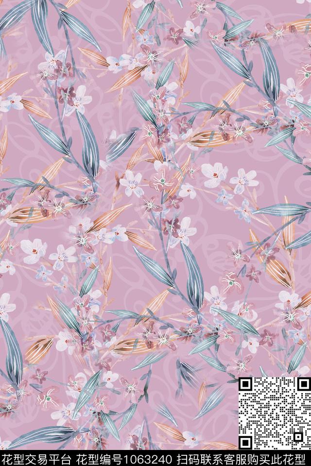 数码华亿平台民族风抽象数码印花华亿平台下载（图片编号: 1063240） - 瓦栏（Walan）