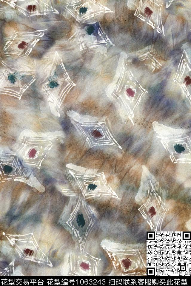 数码华亿平台抽象大牌风数码印花华亿平台下载（图片编号: 1063243） - 瓦栏（Walan）