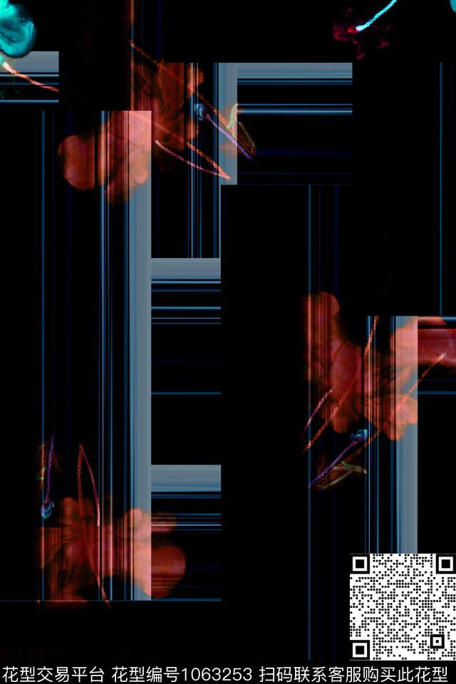 数码华亿平台小碎花抽象数码印花华亿平台下载（图片编号: 1063253） - 瓦栏（Walan）