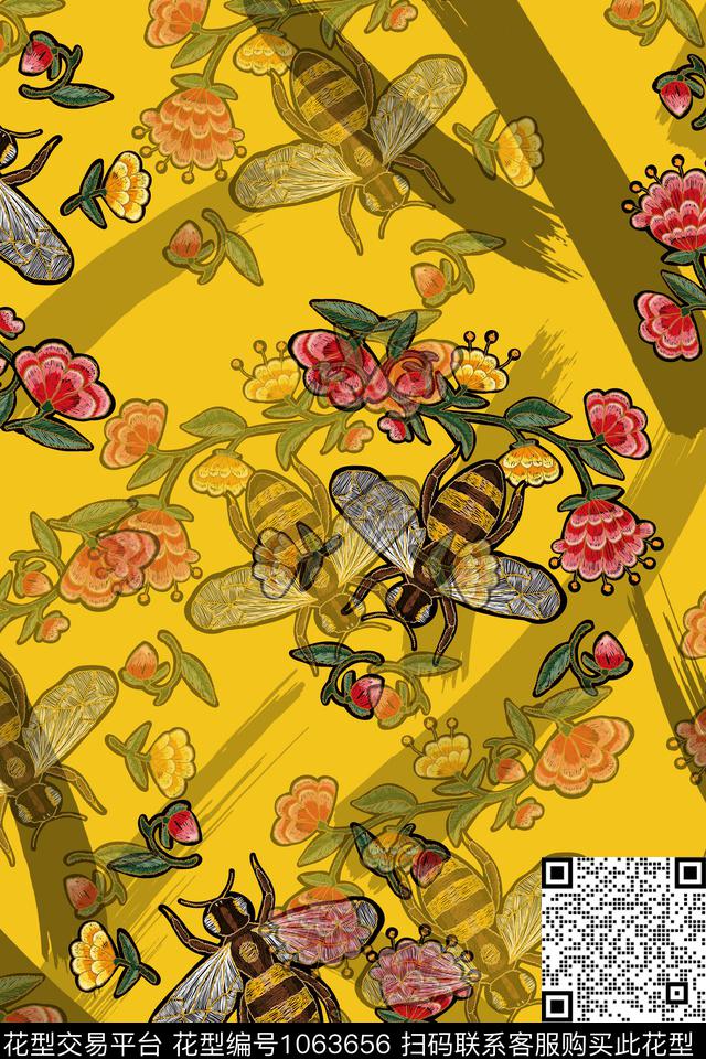 条纹数码华亿平台小碎花数码印花华亿平台下载（图片编号: 1063656） - 瓦栏（Walan）