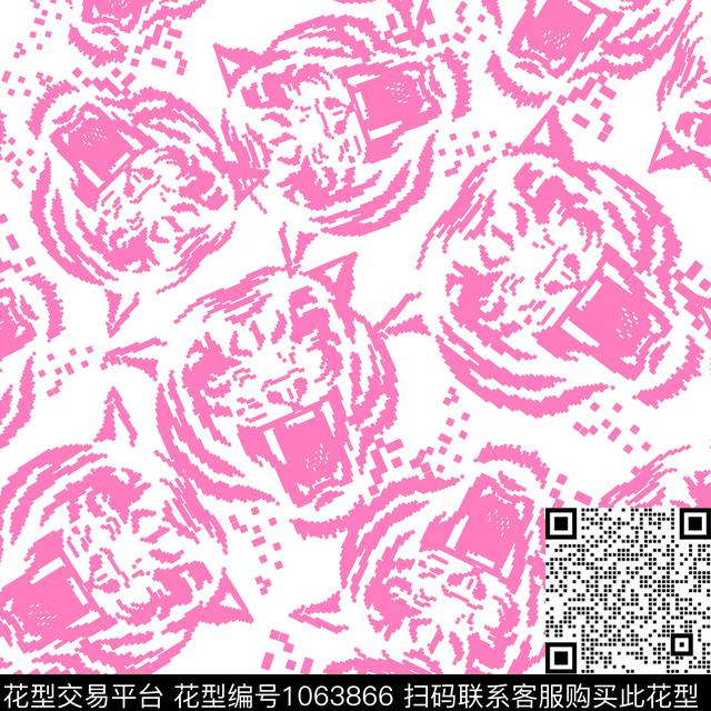 可爱数码华亿平台老虎数码印花华亿平台下载（图片编号: 1063866） - 瓦栏（Walan）