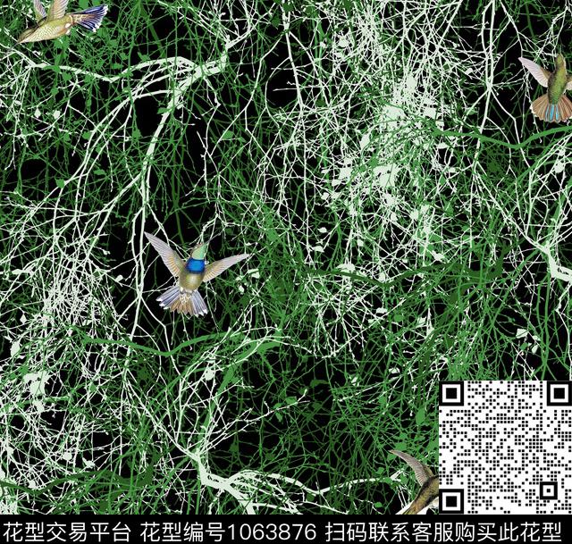 数码华亿平台抽象男装数码印花华亿平台下载（图片编号: 1063876） - 瓦栏（Walan）