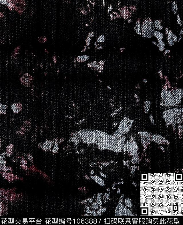 数码华亿平台抽象男装数码印花华亿平台下载（图片编号: 1063887） - 瓦栏（Walan）