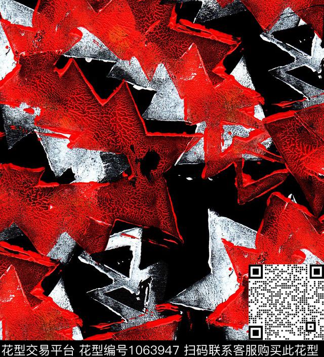 数码华亿平台抽象男装数码印花华亿平台下载（图片编号: 1063947） - 瓦栏（Walan）