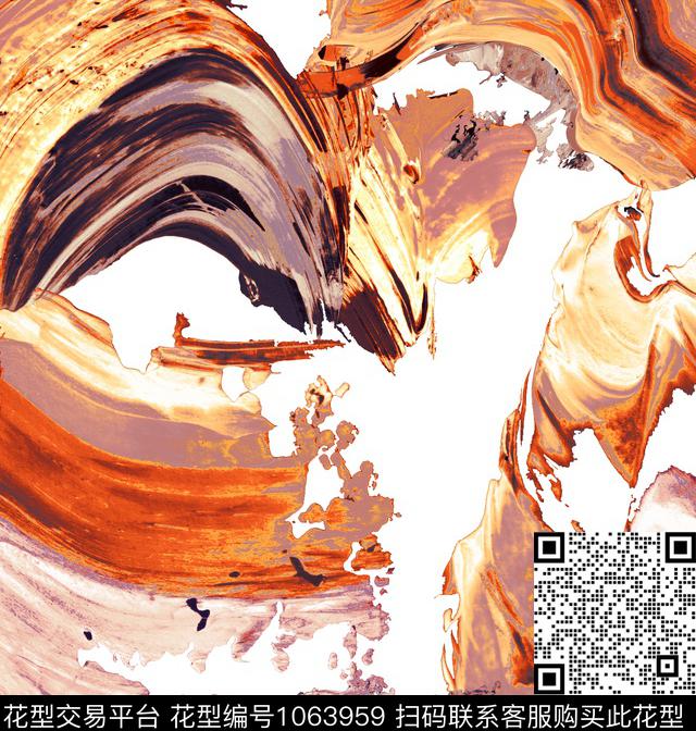 数码华亿平台抽象男装数码印花华亿平台下载（图片编号: 1063959） - 瓦栏（Walan）