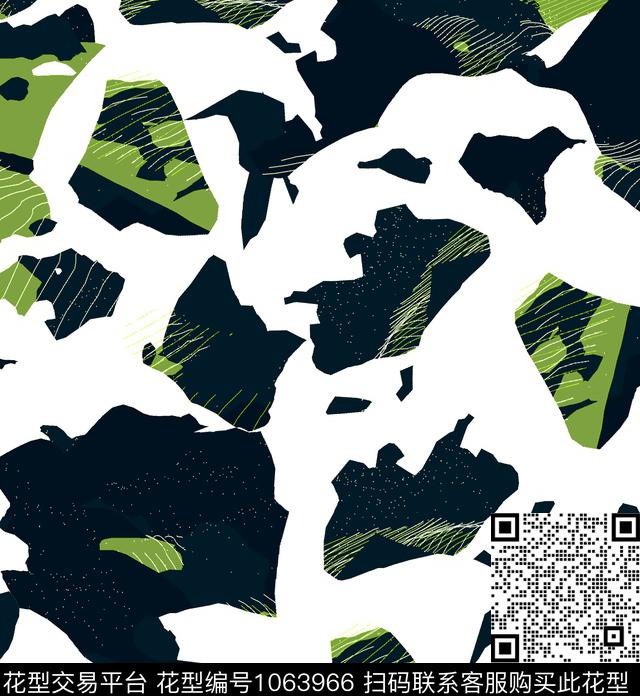 数码华亿平台抽象男装数码印花华亿平台下载（图片编号: 1063966） - 瓦栏（Walan）