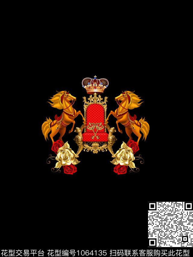 大牌风男T珠宝宝石数码印花华亿平台下载（图片编号: 1064135） - 瓦栏（Walan）