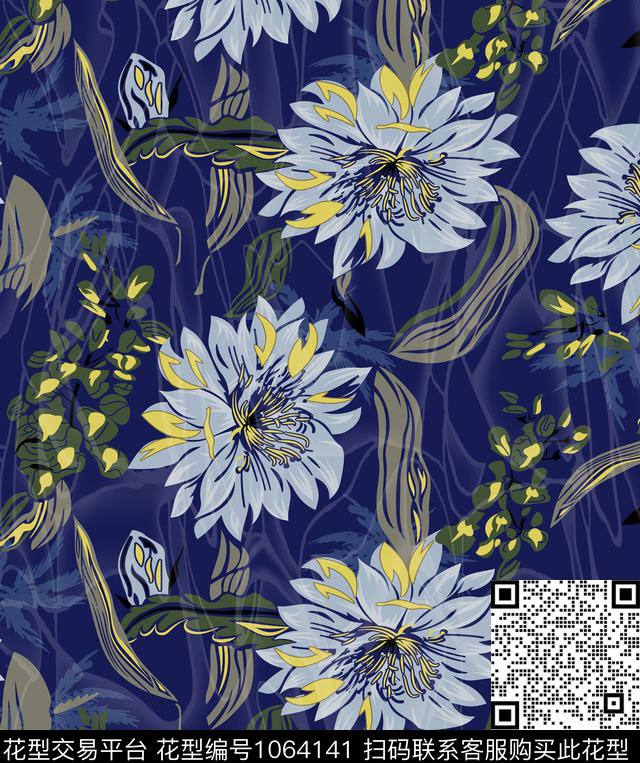 大花数码华亿平台小碎花数码印花华亿平台下载（图片编号: 1064141） - 瓦栏（Walan）