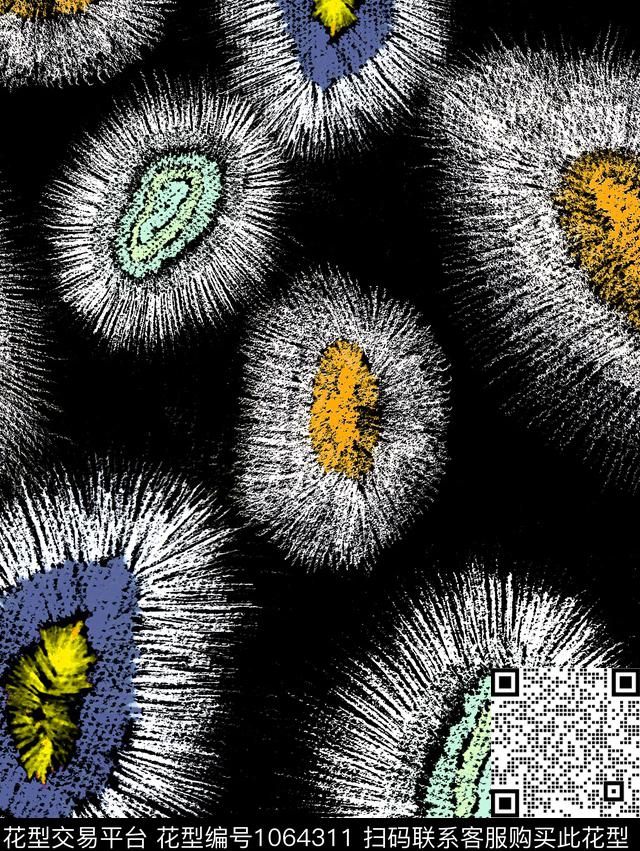 数码华亿平台抽象大牌风数码印花华亿平台下载（图片编号: 1064311） - 瓦栏（Walan）