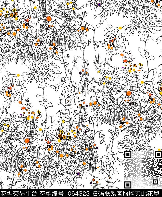 数码华亿平台抽象大牌风数码印花华亿平台下载（图片编号: 1064323） - 瓦栏（Walan）