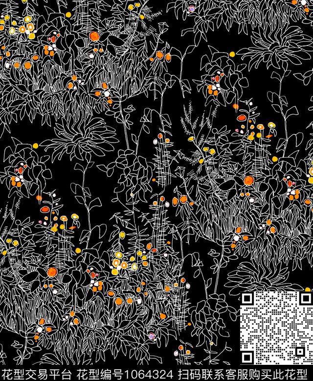 数码华亿平台抽象大牌风数码印花华亿平台下载（图片编号: 1064324） - 瓦栏（Walan）