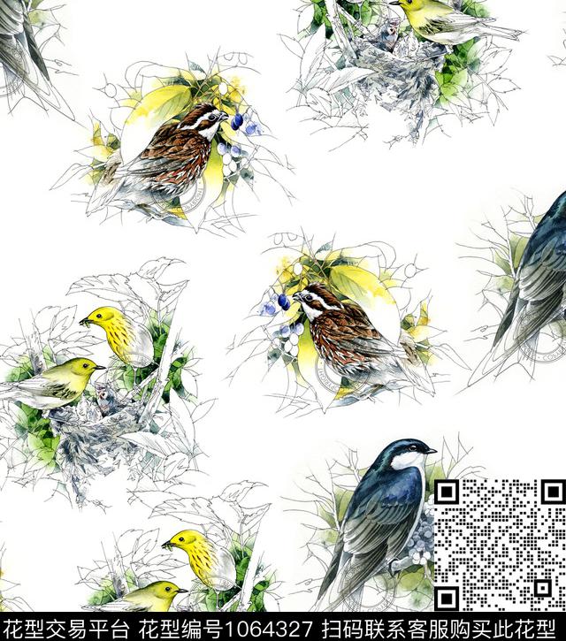 数码华亿平台动物大牌风数码印花华亿平台下载（图片编号: 1064327） - 瓦栏（Walan）