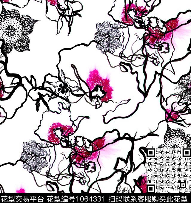 数码华亿平台小碎花花卉数码印花华亿平台下载（图片编号: 1064331） - 瓦栏（Walan）