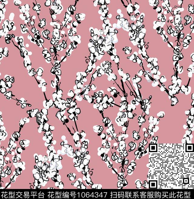 数码华亿平台小碎花花卉数码印花华亿平台下载（图片编号: 1064347） - 瓦栏（Walan）