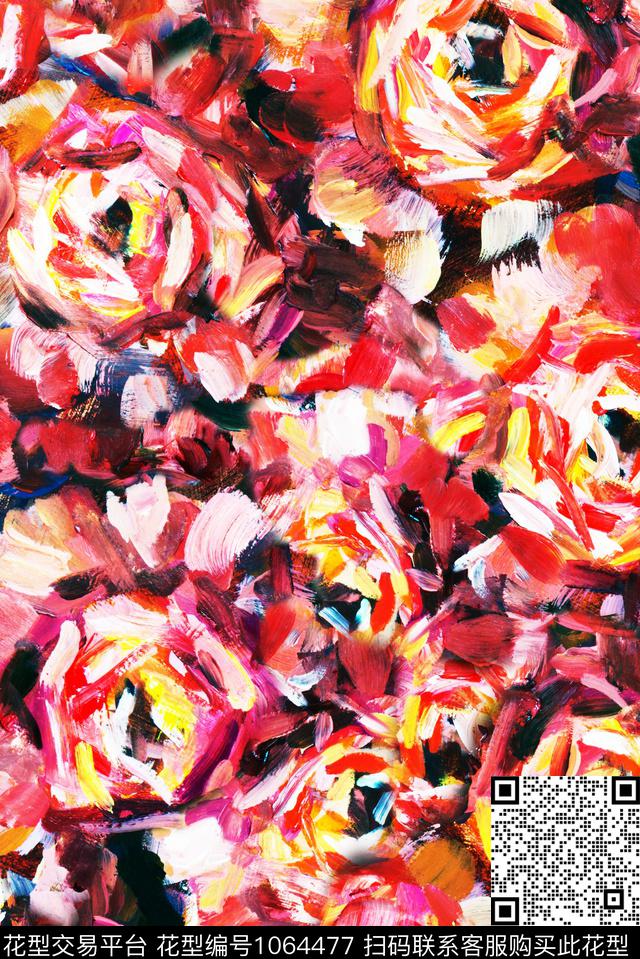 数码华亿平台民族风抽象数码印花华亿平台下载（图片编号: 1064477） - 瓦栏（Walan）