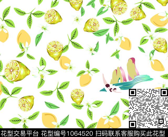 数码华亿平台小碎花月季花数码印花华亿平台下载（图片编号: 1064520） - 瓦栏（Walan）