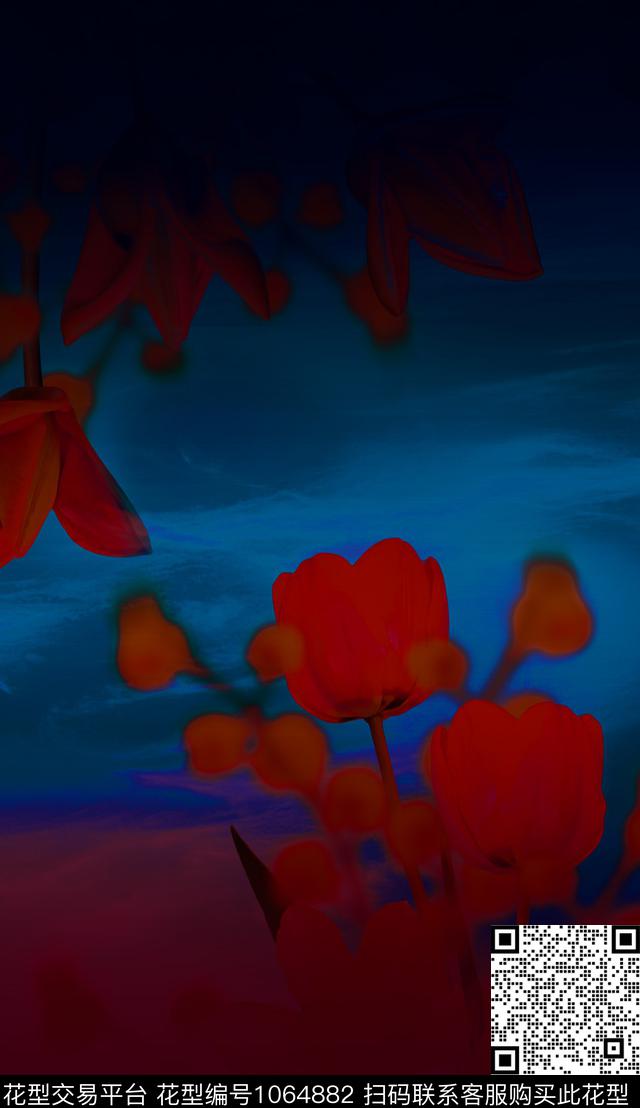 数码华亿平台民族风肌理数码印花华亿平台下载（图片编号: 1064882） - 瓦栏（Walan）