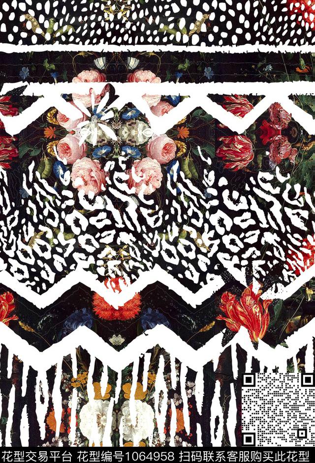 大花数码华亿平台春夏华亿平台数码印花华亿平台下载（图片编号: 1064958） - 瓦栏（Walan）