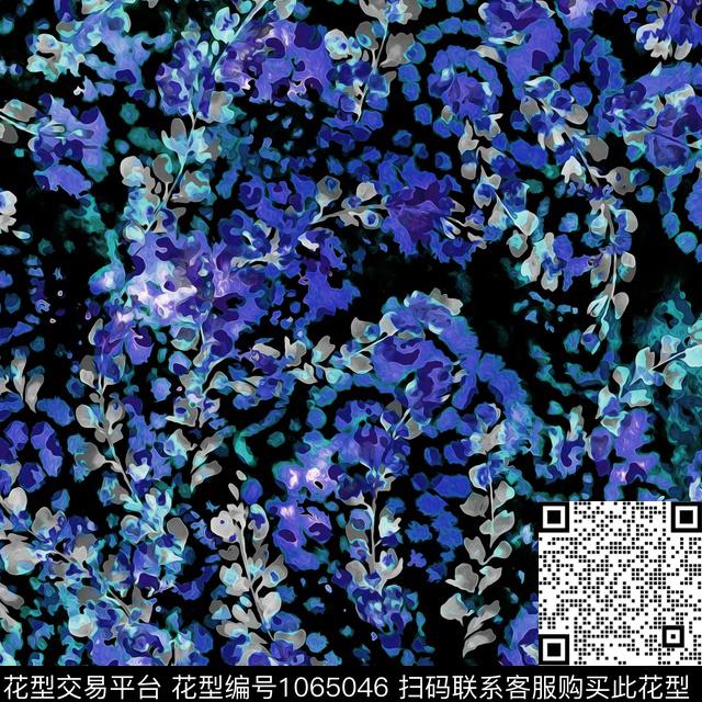 条格线条画条纹数码印花华亿平台下载（图片编号: 1065046） - 瓦栏（Walan）