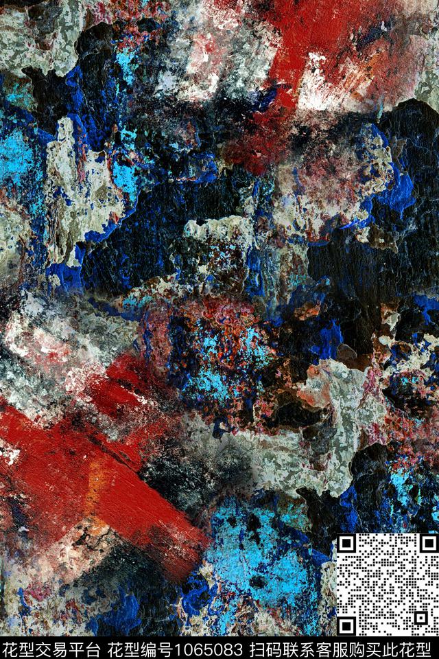 肌理抽象地表数码印花华亿平台下载（图片编号: 1065083） - 瓦栏（Walan）