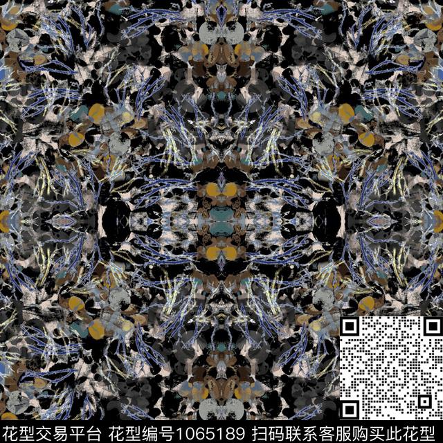 数码华亿平台抽象男装数码印花华亿平台下载（图片编号: 1065189） - 瓦栏（Walan）