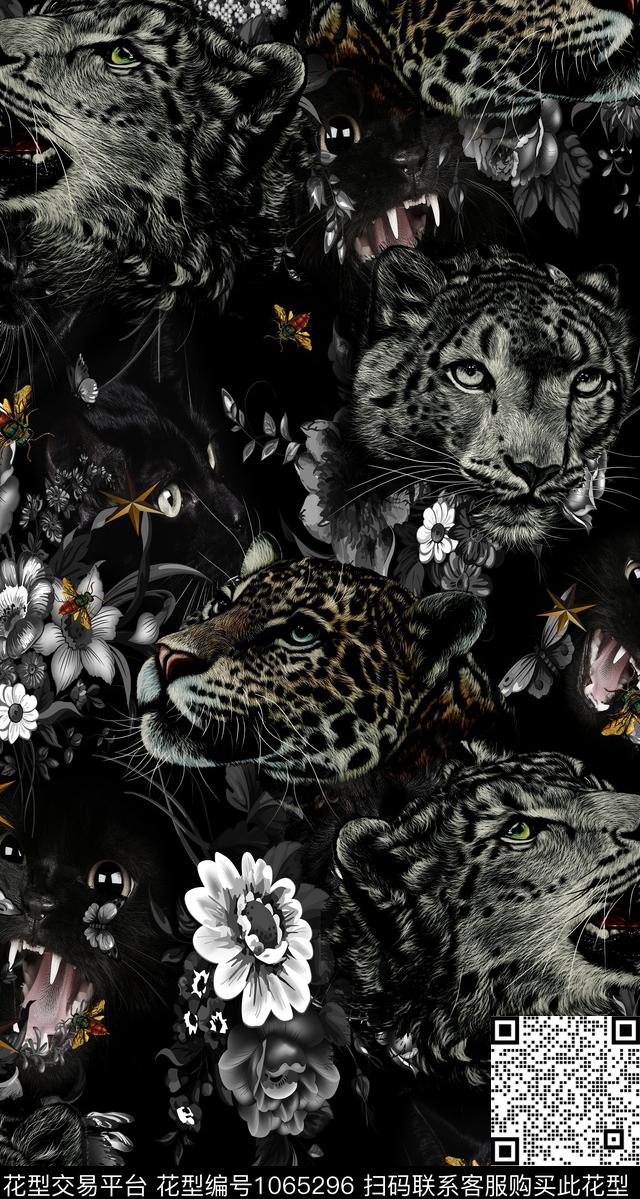男装花卉动物数码印花华亿平台下载（图片编号: 1065296） - 瓦栏（Walan）