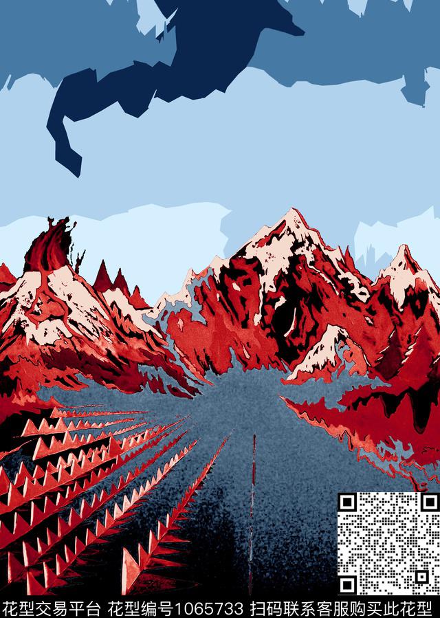 数码华亿平台男装大牌风数码印花华亿平台下载（图片编号: 1065733） - 瓦栏（Walan）