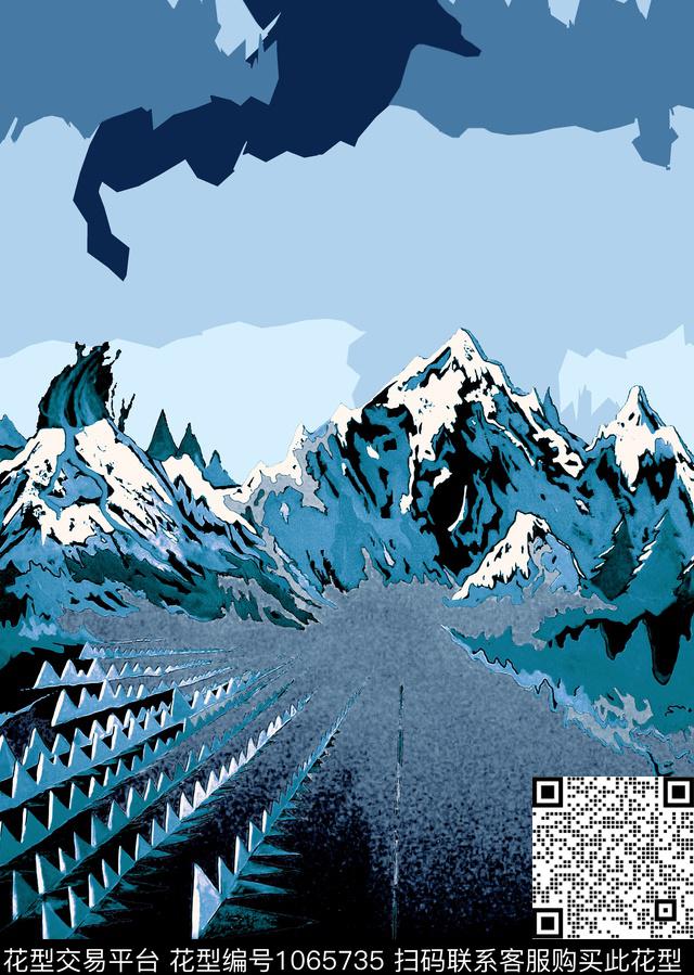 数码华亿平台男装大牌风数码印花华亿平台下载（图片编号: 1065735） - 瓦栏（Walan）