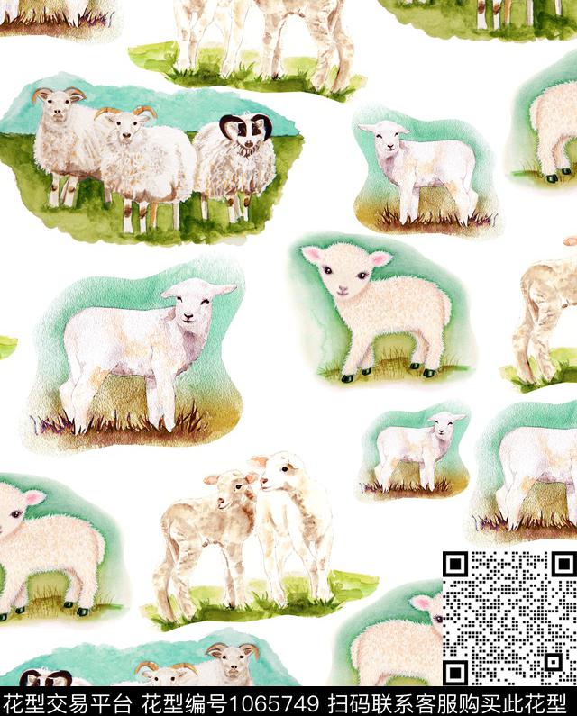 数码华亿平台动物大牌风数码印花华亿平台下载（图片编号: 1065749） - 瓦栏（Walan）