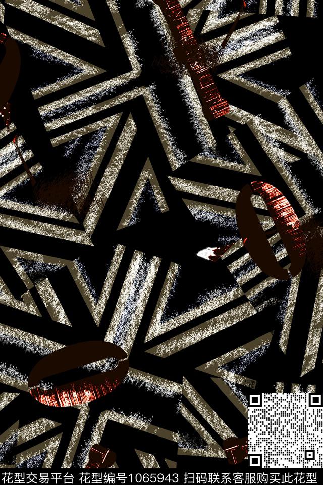 卡通趣味抽象数码印花华亿平台下载（图片编号: 1065943） - 瓦栏（Walan）