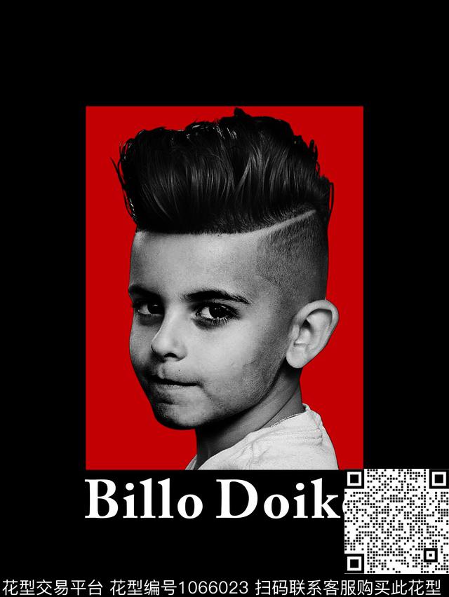 抽象人物大牌风数码印花华亿平台下载（图片编号: 1066023） - 瓦栏（Walan）