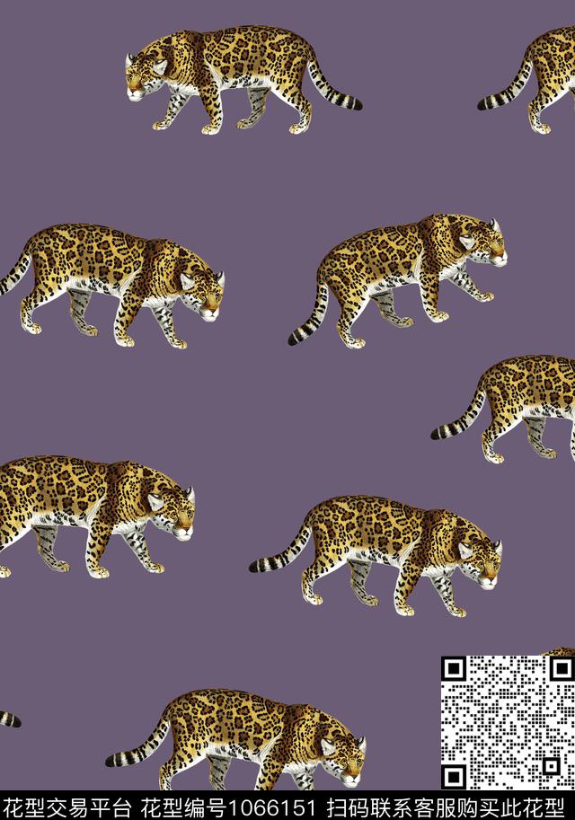动物豹子大牌豹子数码印花华亿平台下载（图片编号: 1066151） - 瓦栏（Walan）