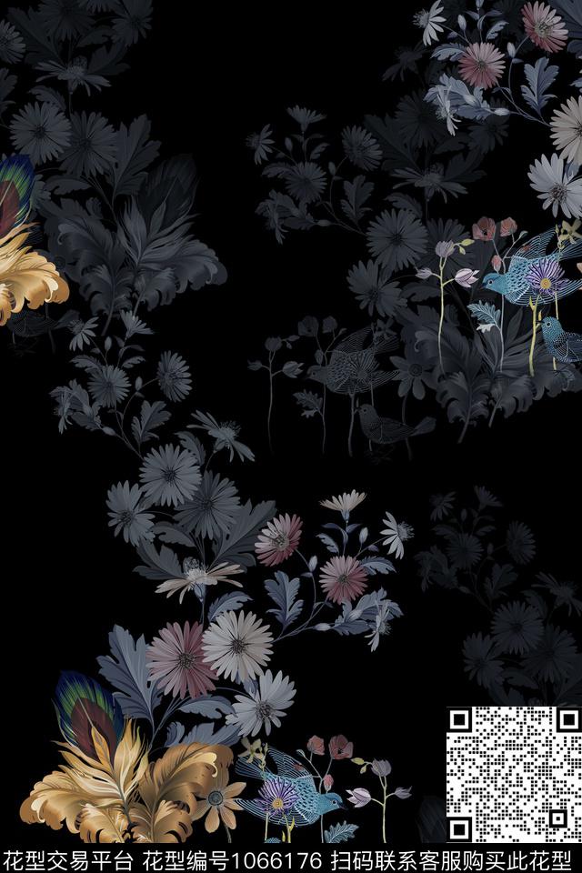 数码华亿平台羽毛潮牌数码印花华亿平台下载（图片编号: 1066176） - 瓦栏（Walan）