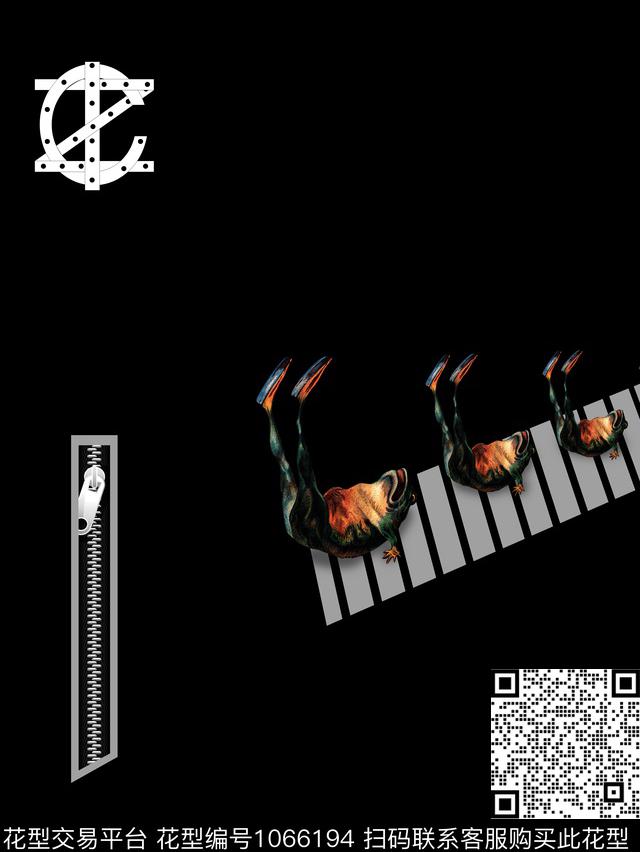 休闲几何青蛙数码印花华亿平台下载（图片编号: 1066194） - 瓦栏（Walan）