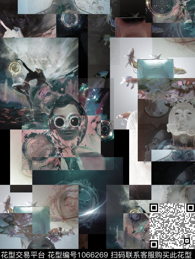 男装复古大牌风数码印花华亿平台下载（图片编号: 1066269） - 瓦栏（Walan）