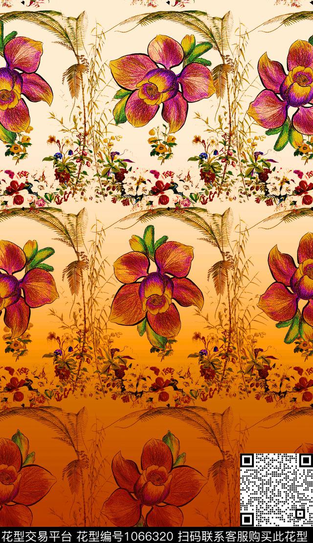 数码华亿平台民族风肌理数码印花华亿平台下载（图片编号: 1066320） - 瓦栏（Walan）